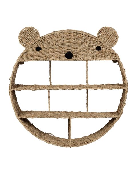 Wandplank Natural Bear - 55x57x15 cm