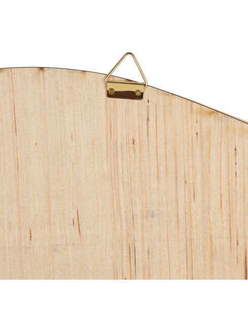 Miroir Poisson naturel  - 61x18 cm