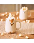 Mug blanc moucheté  - 35 cl