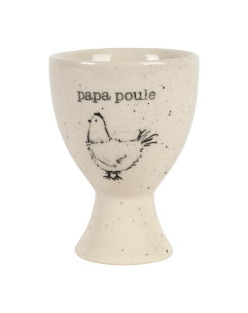 Beige eierdopje - D.5x6,5 cm