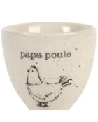 Beige eierdopje - D.5x6,5 cm