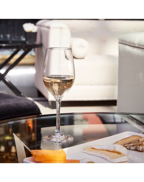 12 transparente Sens-Stielgläser - 27cl