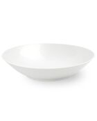 Weiße runde tiefe Schale von Côme - D.31 cm