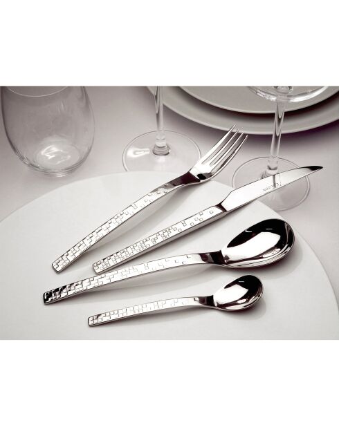 Ménagère Digit grise - 42 pièces