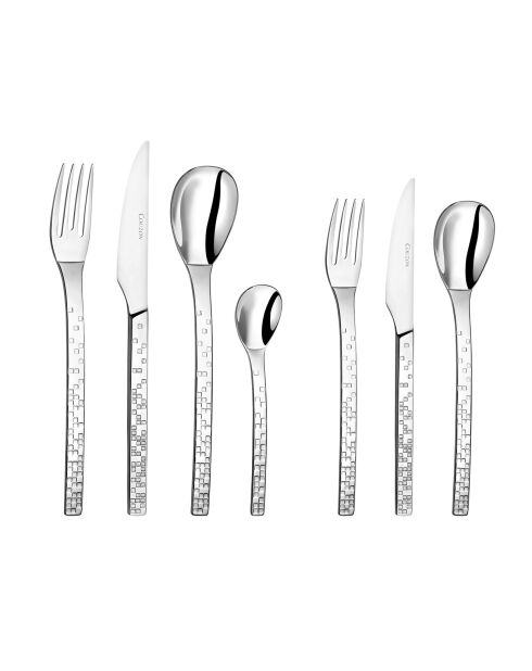 Ménagère Digit grise - 42 pièces