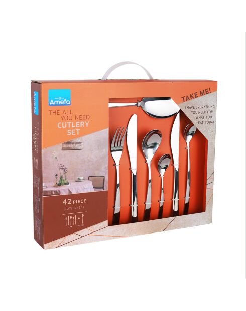 Coffret cadeau Vesta gris  - 42 pièces