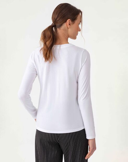 Top Manches Longues Stella blanc