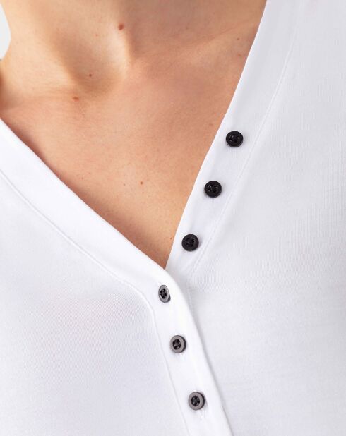 Top Manches Longues Stella blanc