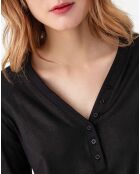 Top Manches Longues Stella irise noir