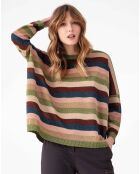 Pull Alesia rayures lurex