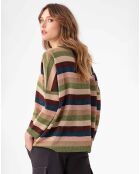 Pull Alesia rayures lurex