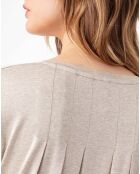 Top Cornelia chine beige