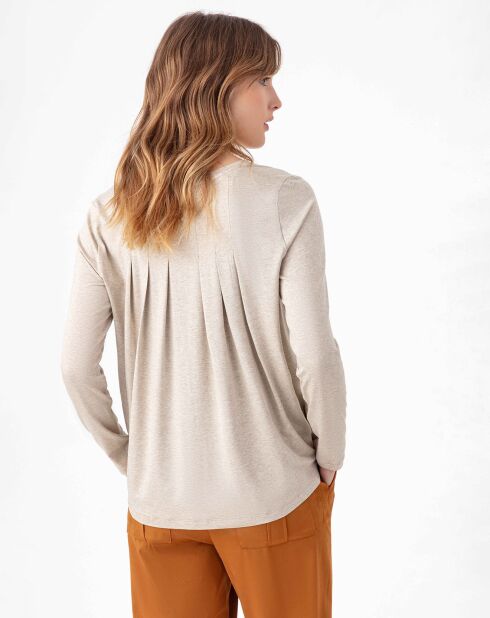 Top Cornelia chine beige