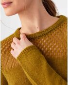 Pull en Laine & Mohair mélangés Cleo curry