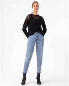Pull en Laine & Mohair mélangés Cleo noir