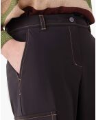 Pantalon Victoire choco/beige