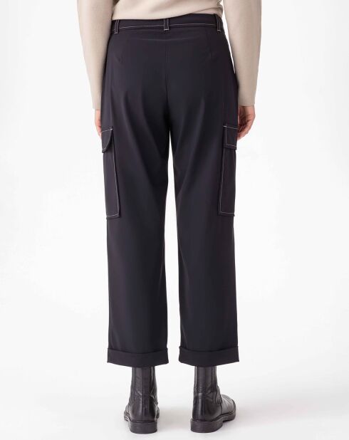Pantalon Victoire noir/beige