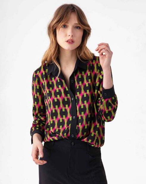 Chemise Cara geometric
