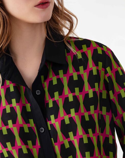 Chemise Cara geometric