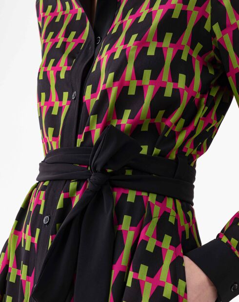 Robe avec Ceinture Emrata geometric