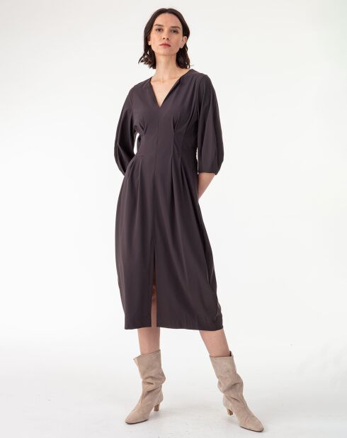 Robe Longue Miranda choco