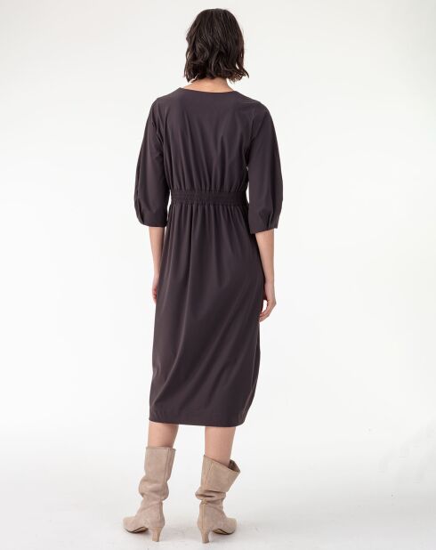 Robe Longue Miranda choco