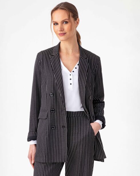 Veste Amance rayure noire