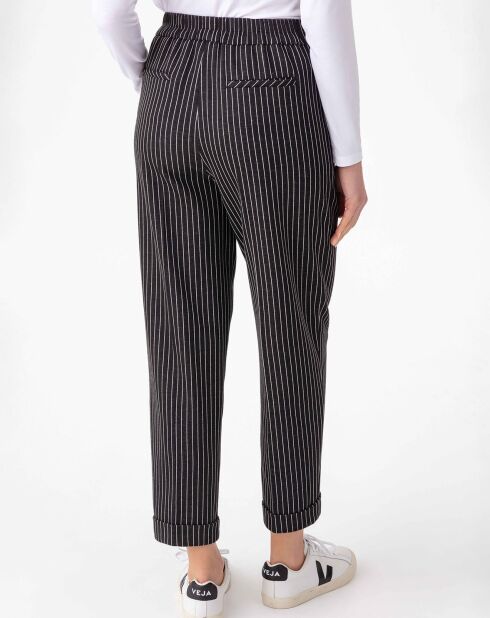 Pantalon Mael rayure noire