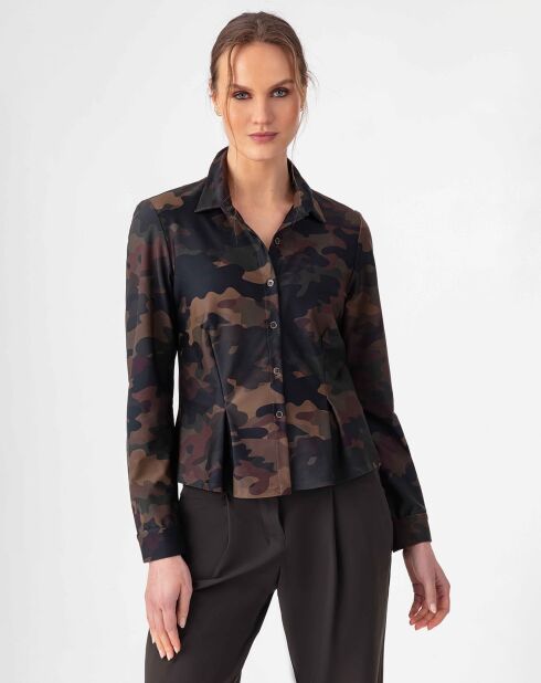 Chemise Beryl camouflage