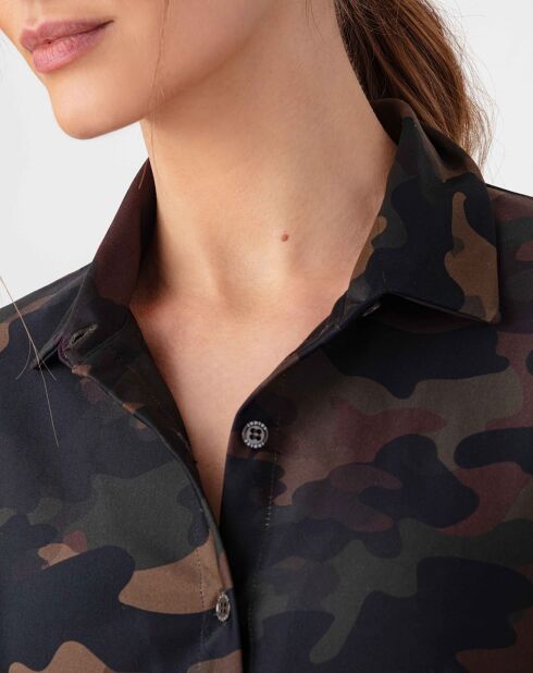 Chemise Beryl camouflage