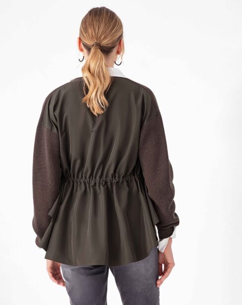 Gilet Edith kaki