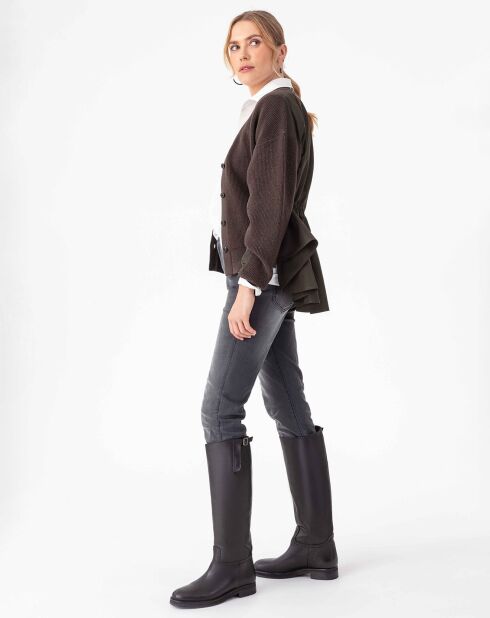 Gilet Edith kaki
