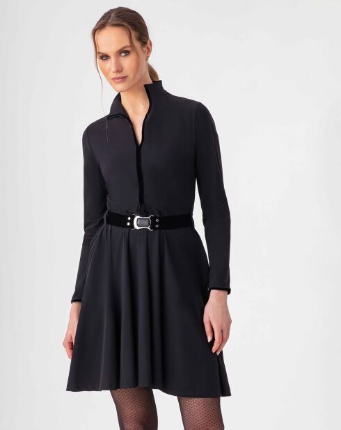 Robe avec Ceinture Kacie noire
