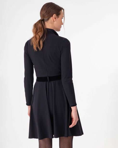 Robe avec Ceinture Kacie noire