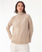 Pull en Laine mélangée Conrad beige