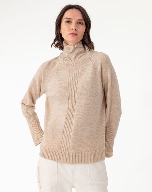 Pull en Laine mélangée Conrad beige