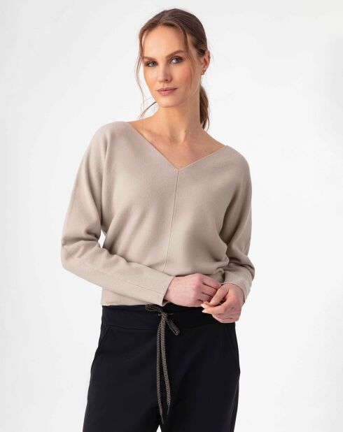 Pull Clyde beige