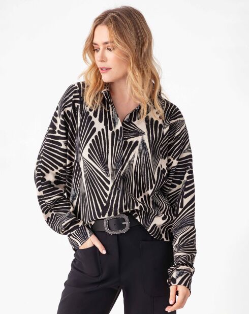 Chemise Lydia plumage