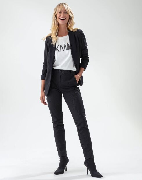 Pantalon Merry noir pois mordore