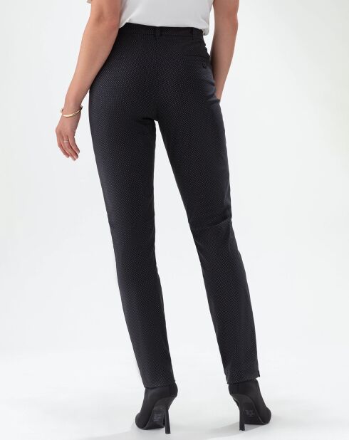 Pantalon Merry noir pois mordore
