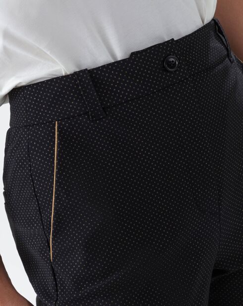 Pantalon Merry noir pois mordore