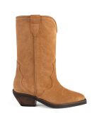 Bottines en Cuir Alabama caramel
