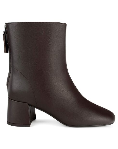 Bottines en Cuir A Lonely Place To Be marron - Talon 6 cm