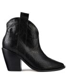 Bottines en Cuir Electric Feel noires - Talon 9 cm