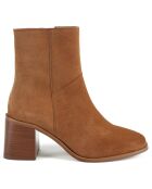 Bottines en Cuir Stay Higher marron