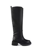 Bottes en Cuir Dream Bottes noires - Talon 6 cm