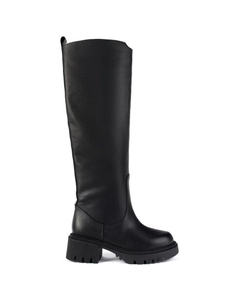 Bottes en Cuir Dream Bottes noires - Talon 6 cm