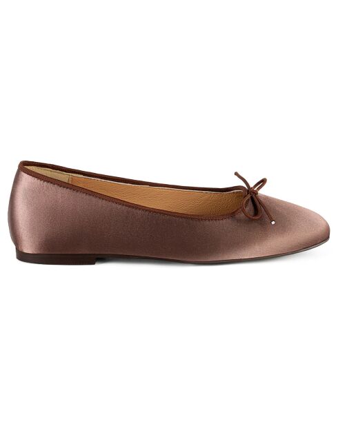 Ballerines en Cuir Bibi marron
