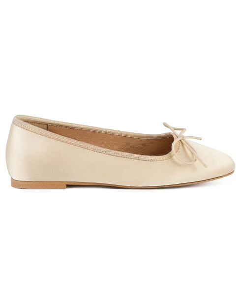 Ballerines en Cuir Bibi blanches