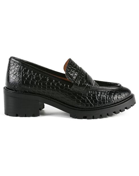 Mocassins en Cuir Almost Famous noirs